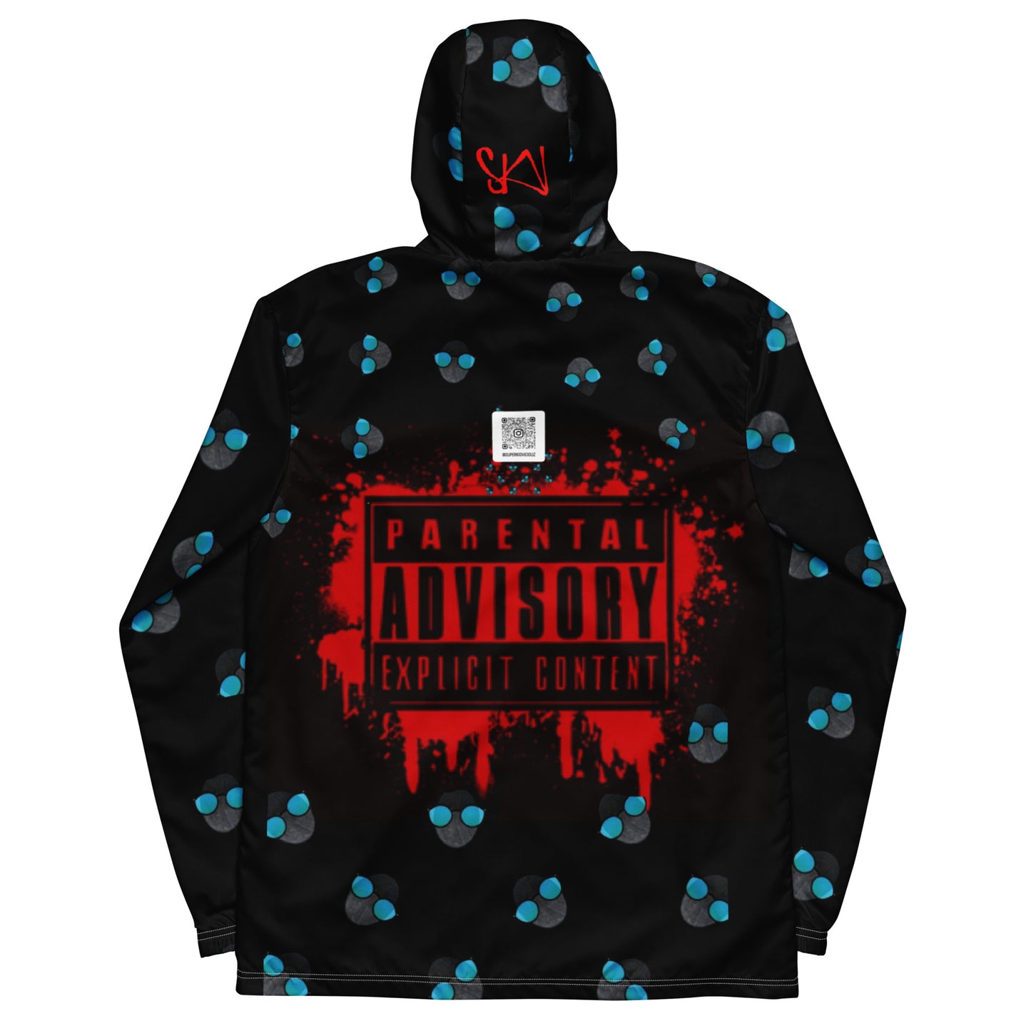 SuPeR Red lyriC Men’s windbreaker