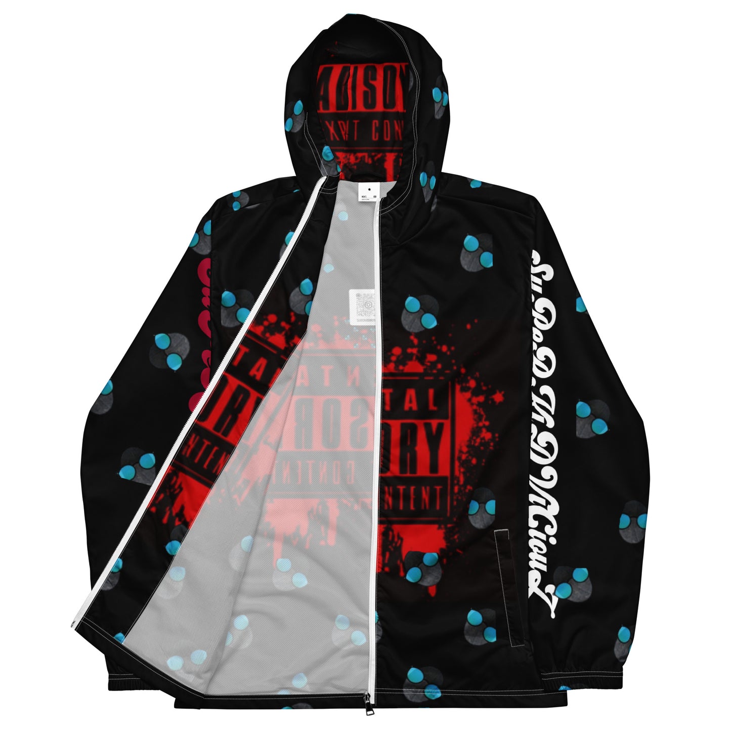 SuPeR Red lyriC Men’s windbreaker
