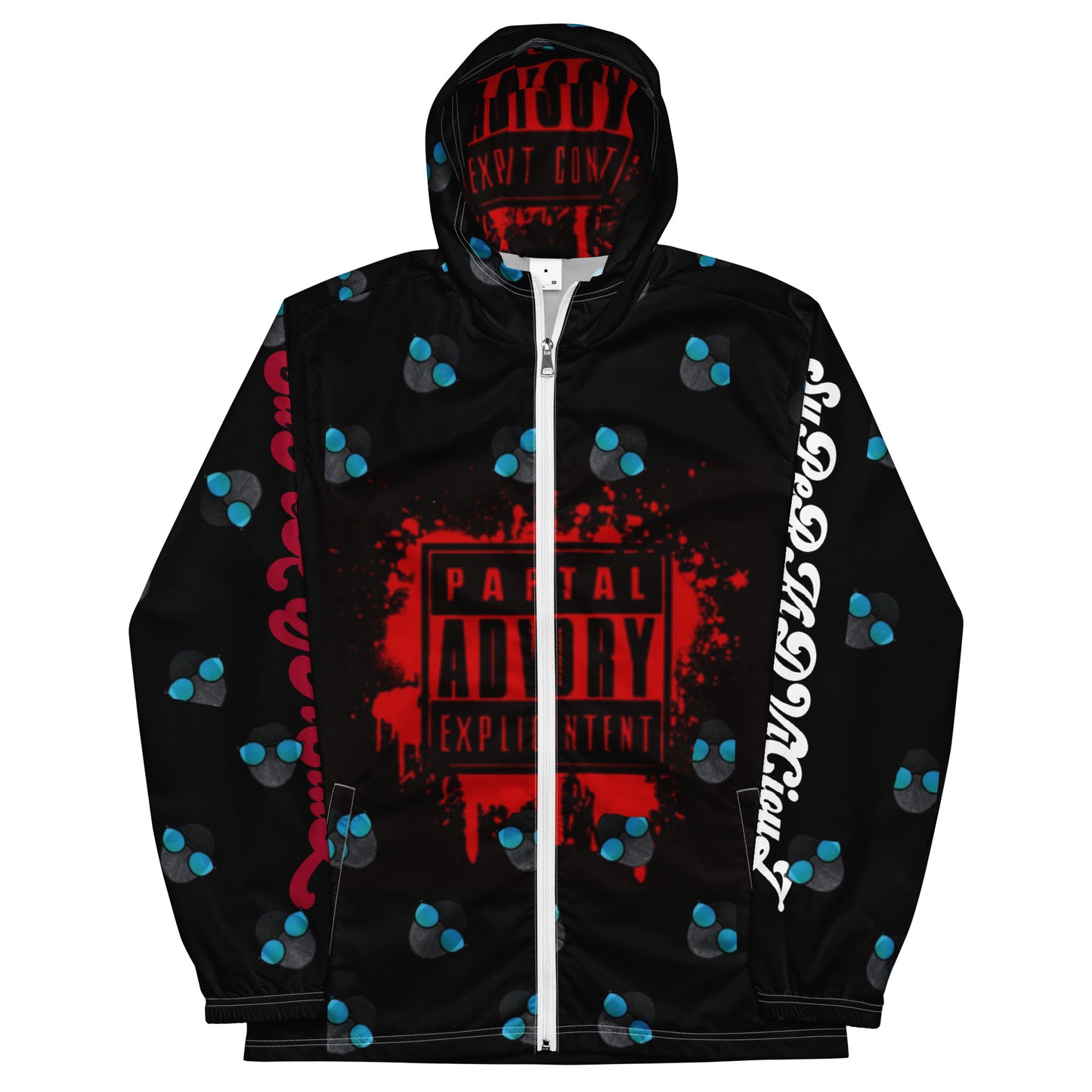 SuPeR Red lyriC Men’s windbreaker