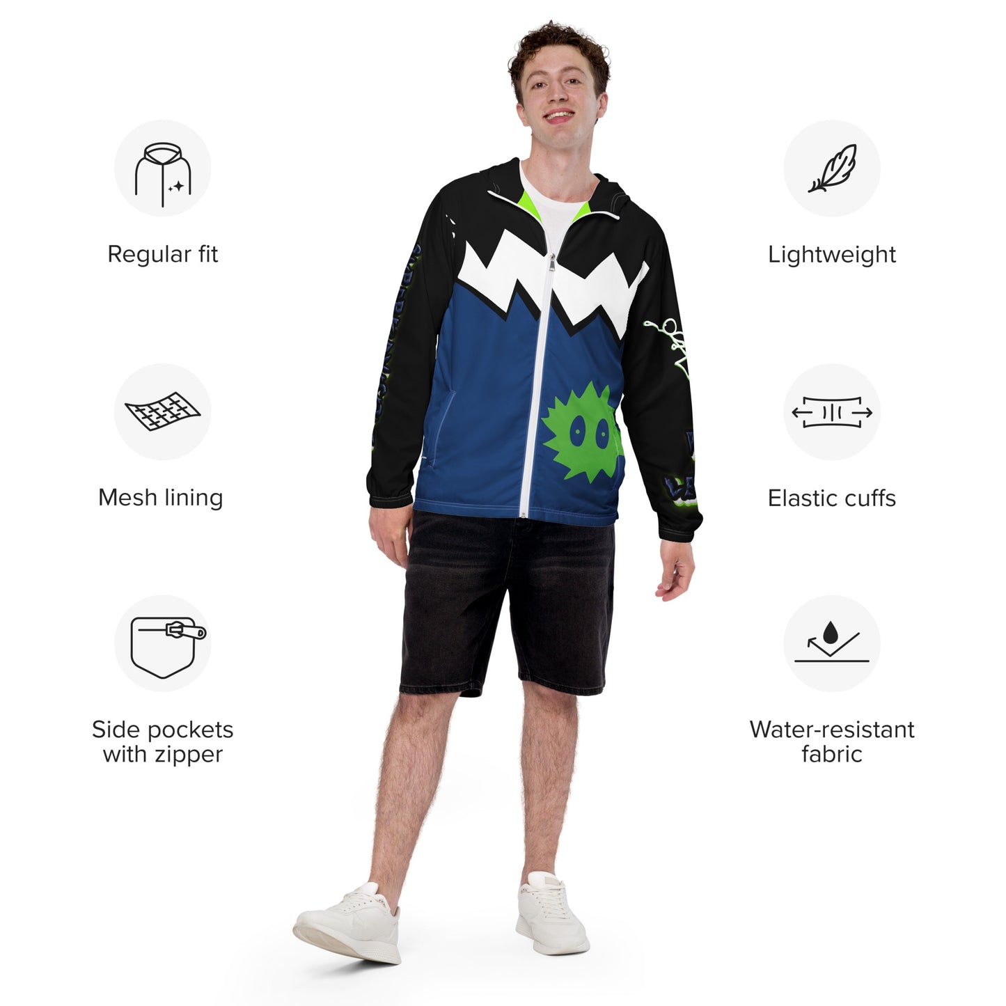 DA  LEAGUE superkidviciouz Men’s windbreaker