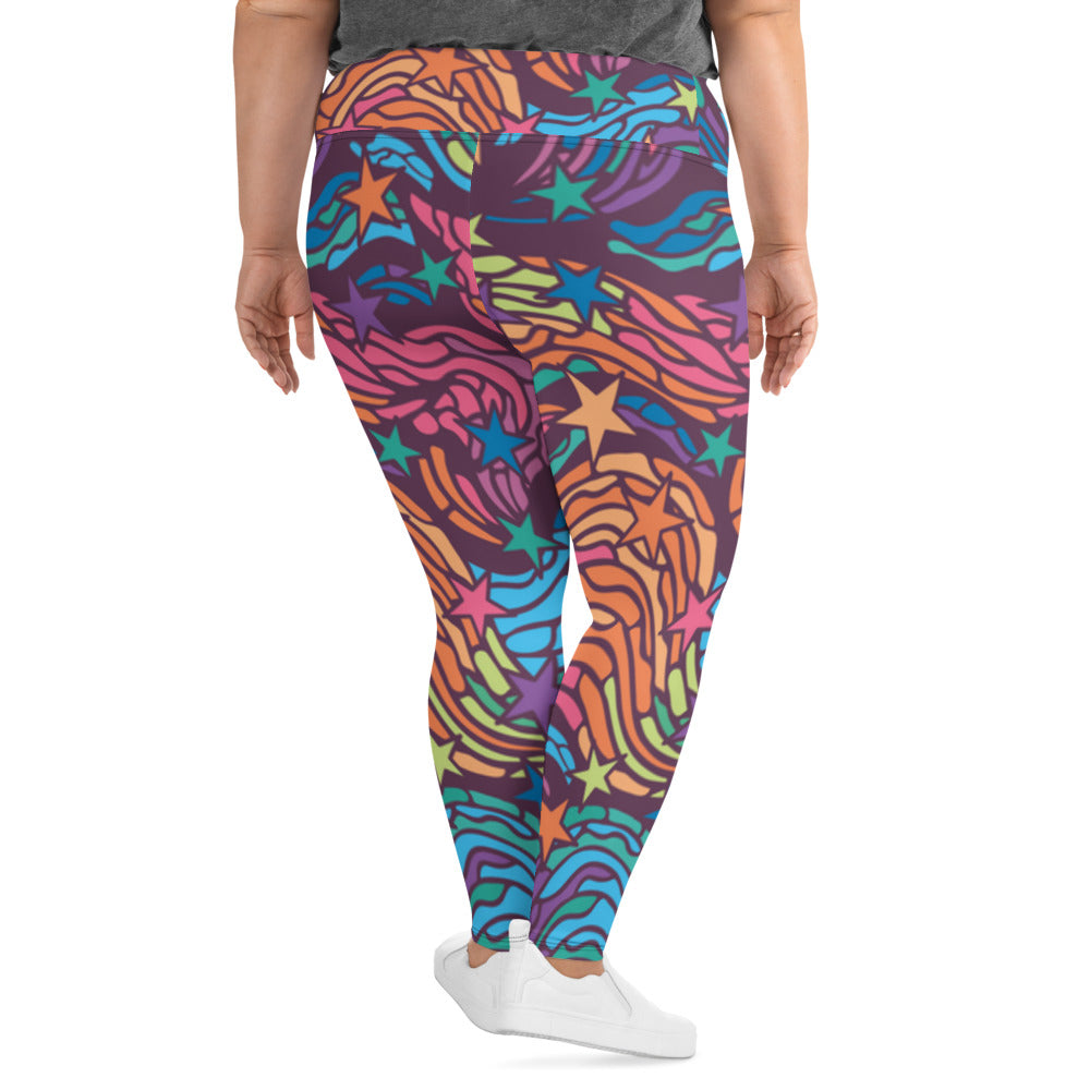 SUPA All-Over Print Plus Size Leggings