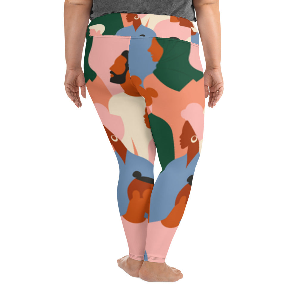 SUPA All-Over Print Plus Size Leggings