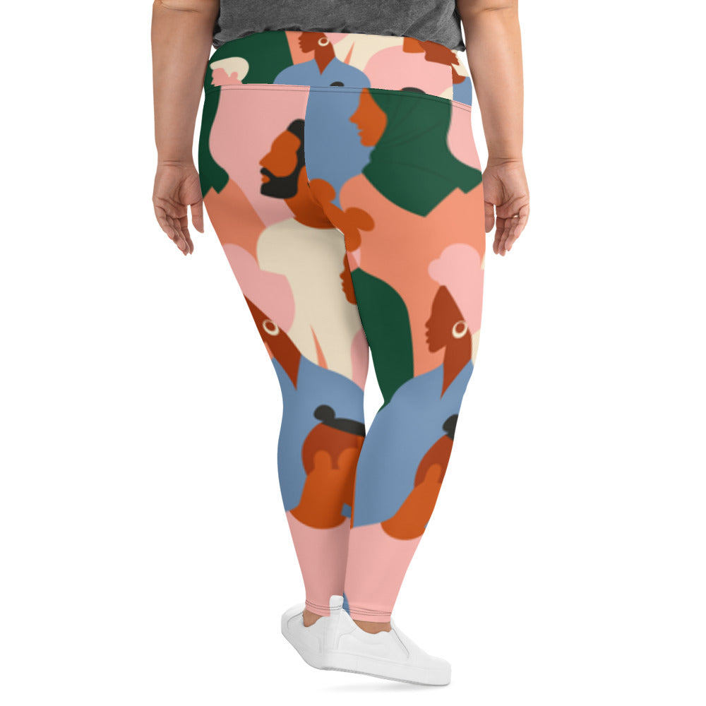 SUPA All-Over Print Plus Size Leggings