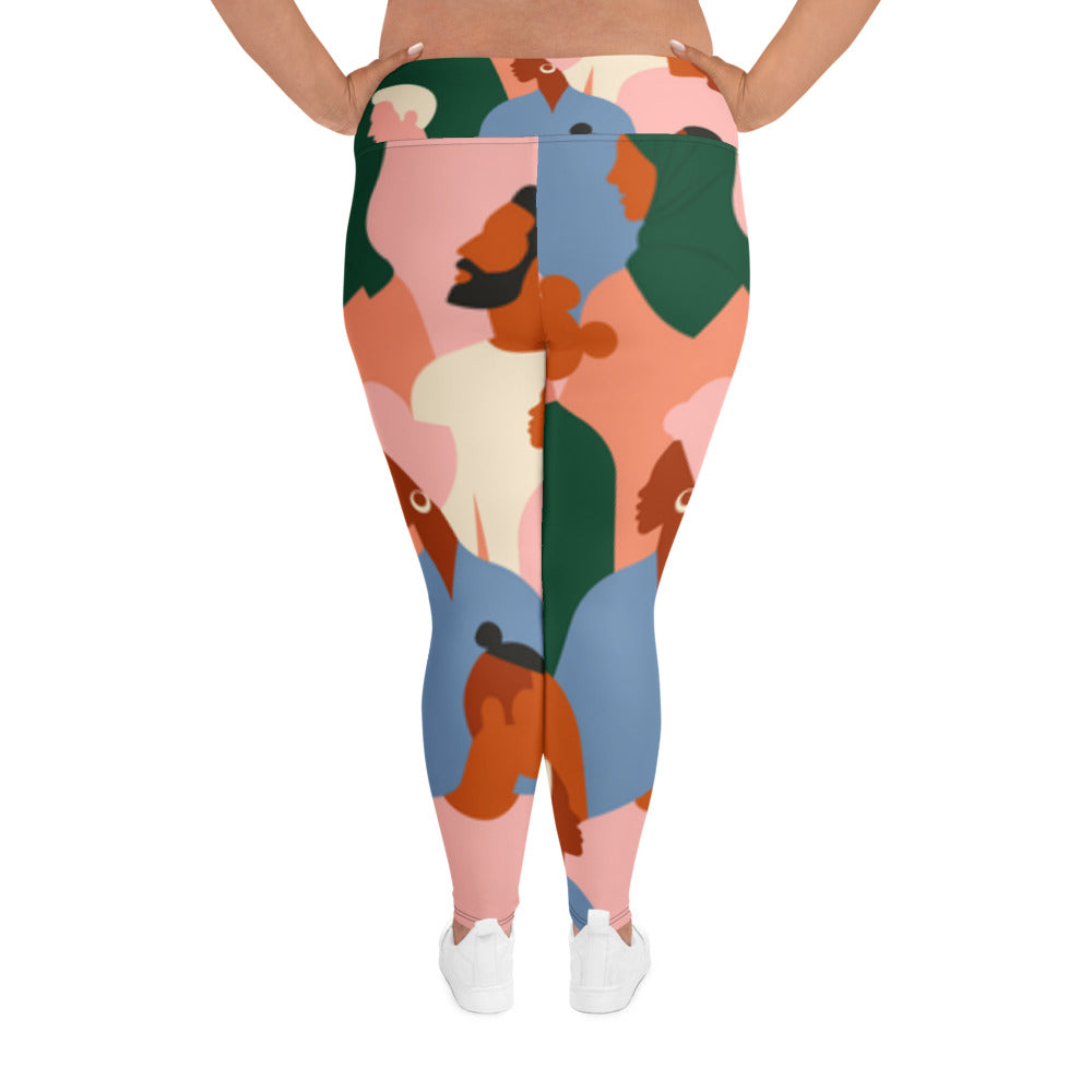 SUPA All-Over Print Plus Size Leggings
