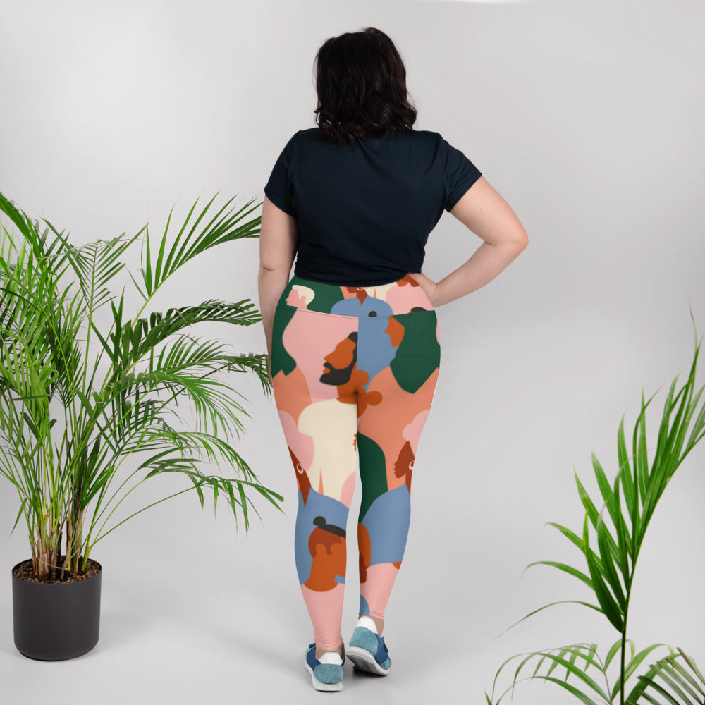 SUPA All-Over Print Plus Size Leggings
