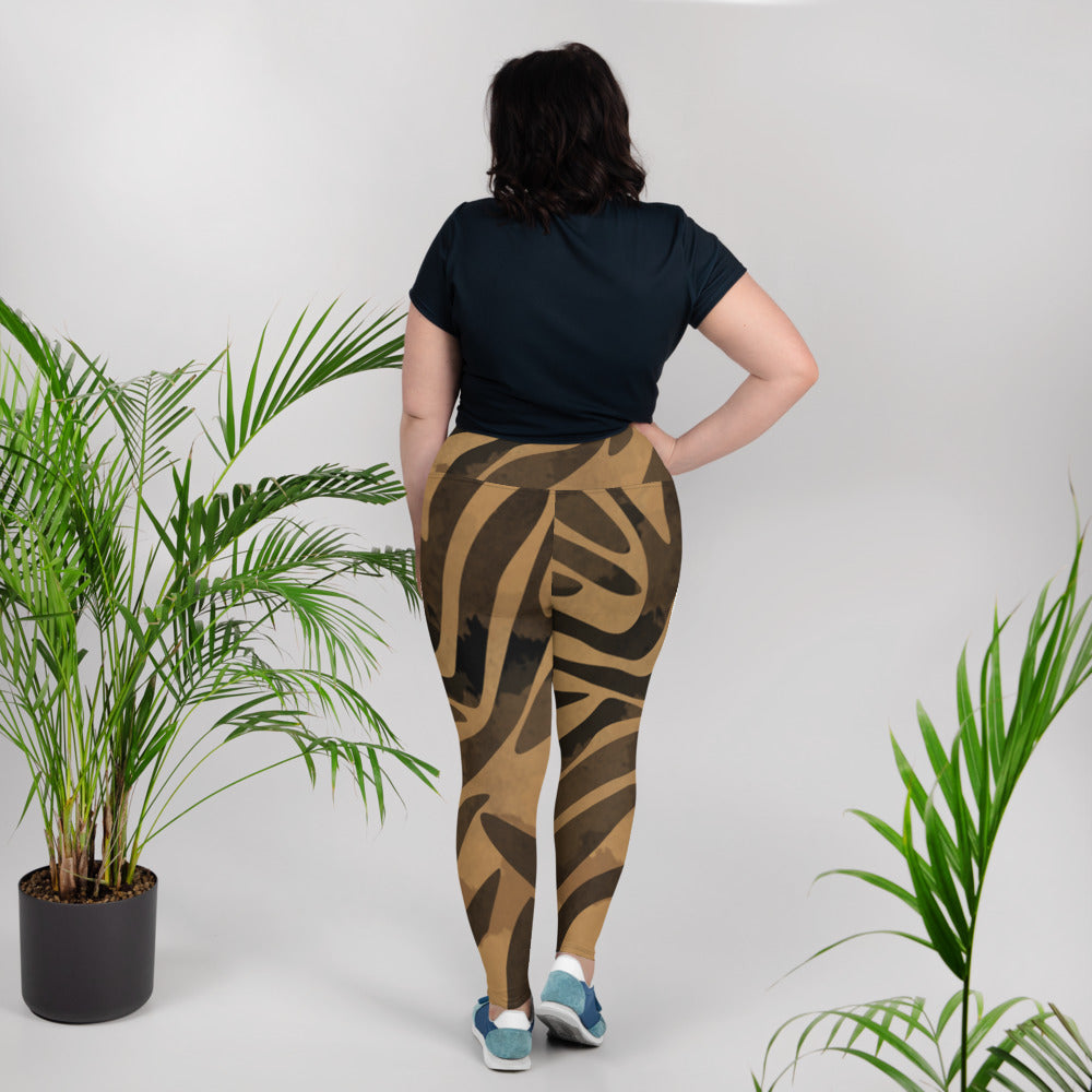 SUPA All-Over Print Plus Size Leggings