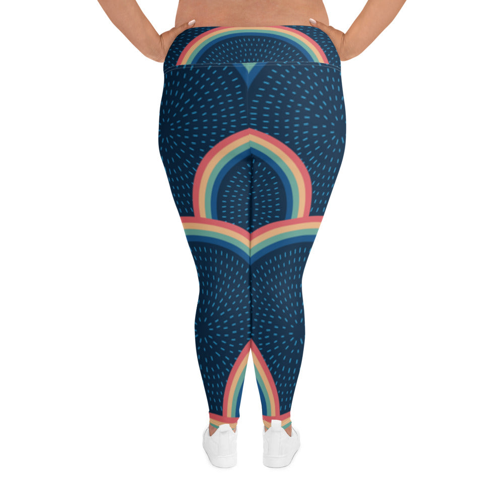 SUPA All-Over Print Plus Size Leggings