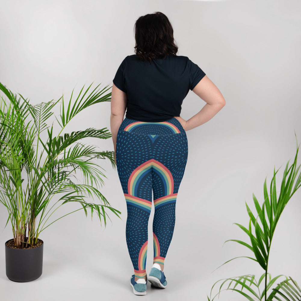SUPA All-Over Print Plus Size Leggings