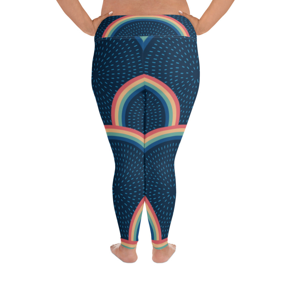 SUPA All-Over Print Plus Size Leggings