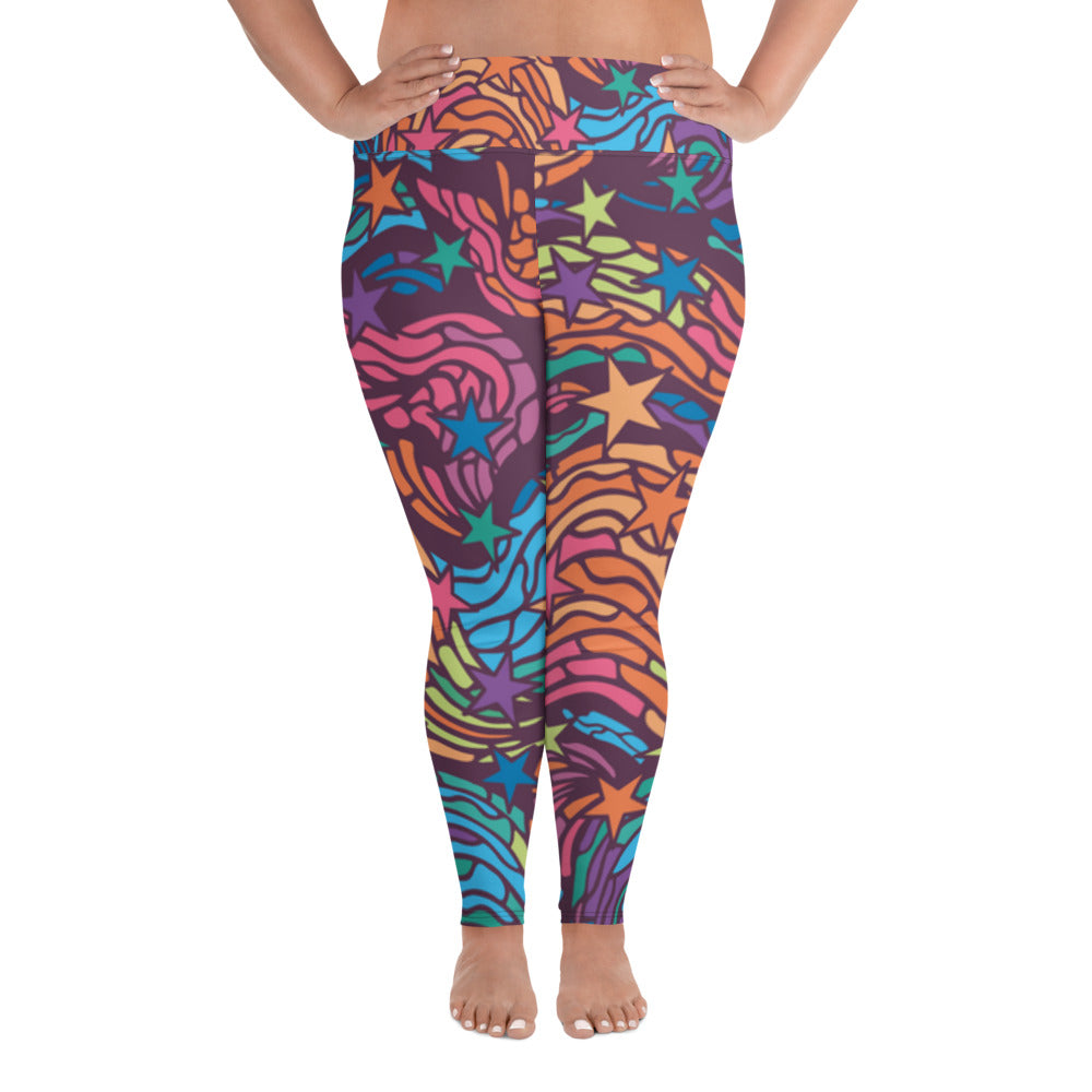 SUPA All-Over Print Plus Size Leggings