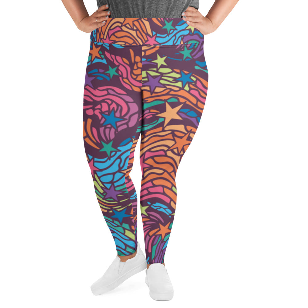 SUPA All-Over Print Plus Size Leggings