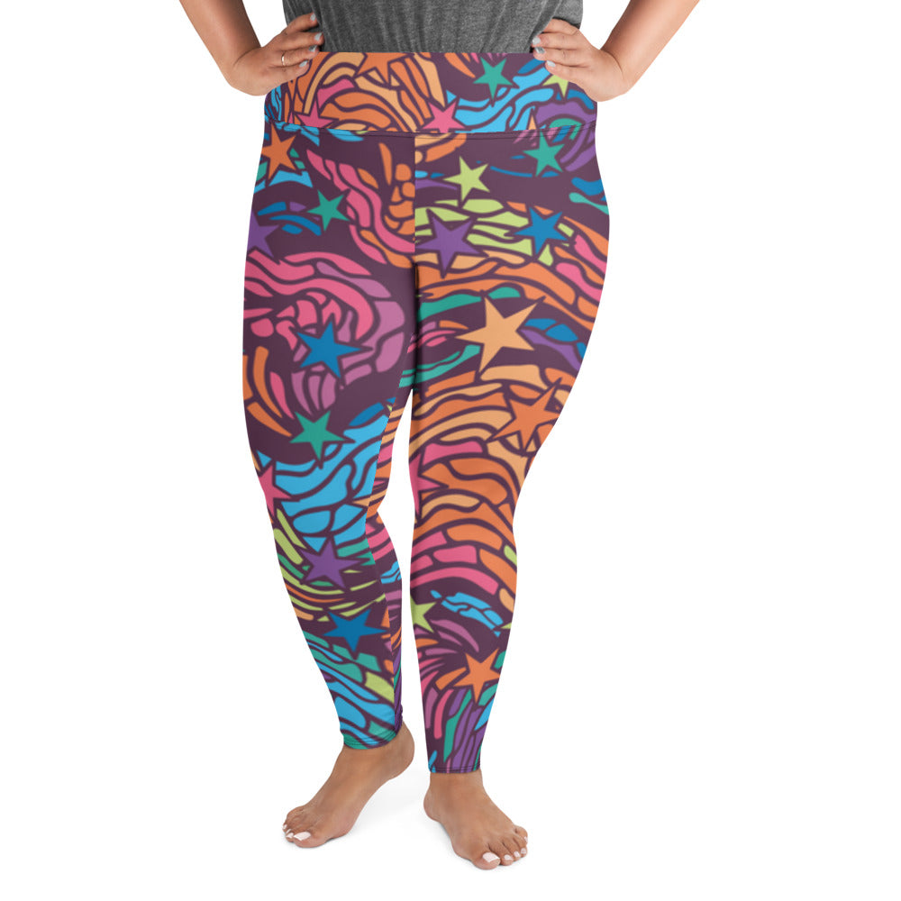 SUPA All-Over Print Plus Size Leggings