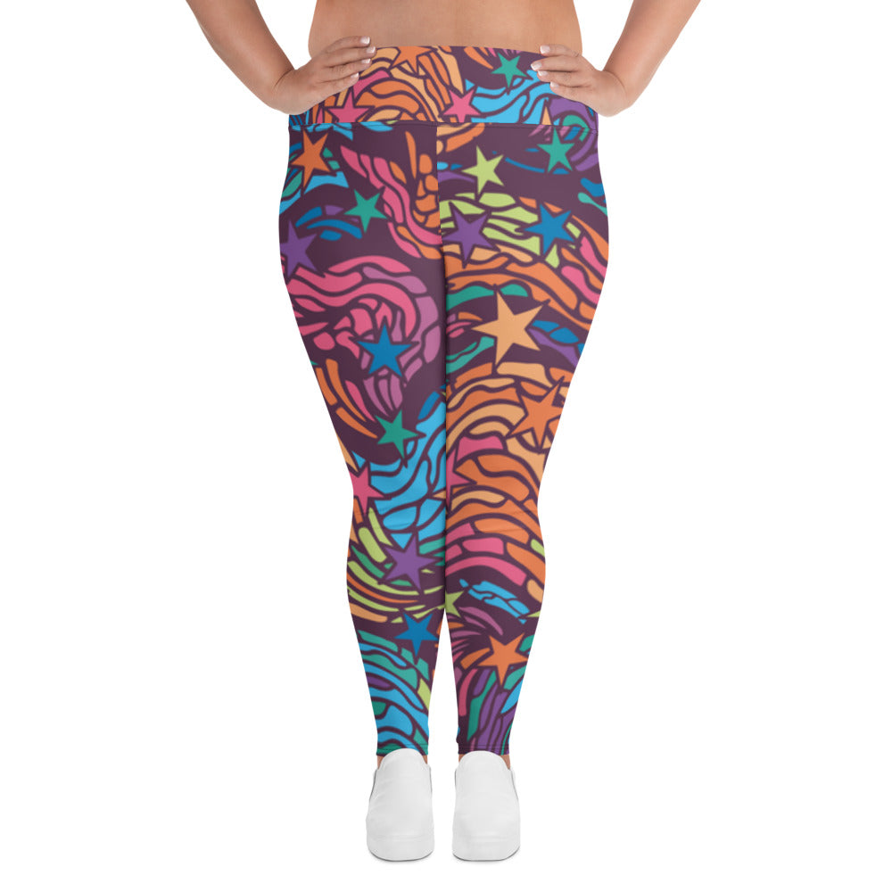 SUPA All-Over Print Plus Size Leggings