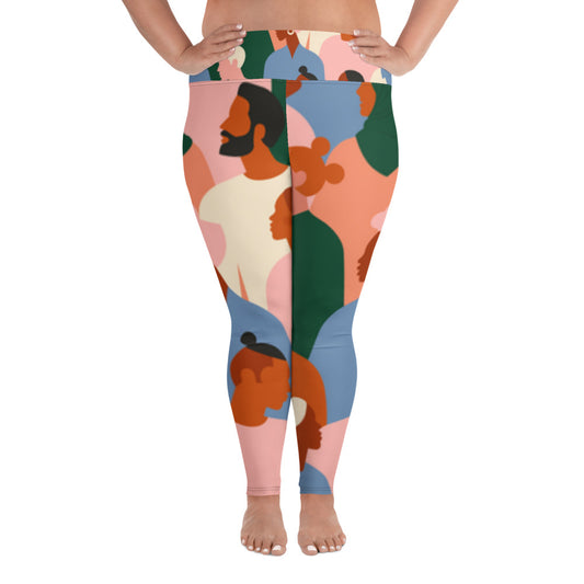 SUPA All-Over Print Plus Size Leggings