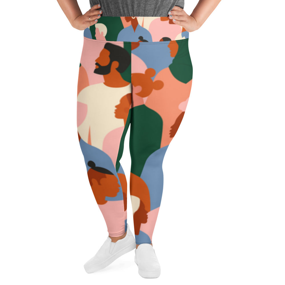 SUPA All-Over Print Plus Size Leggings