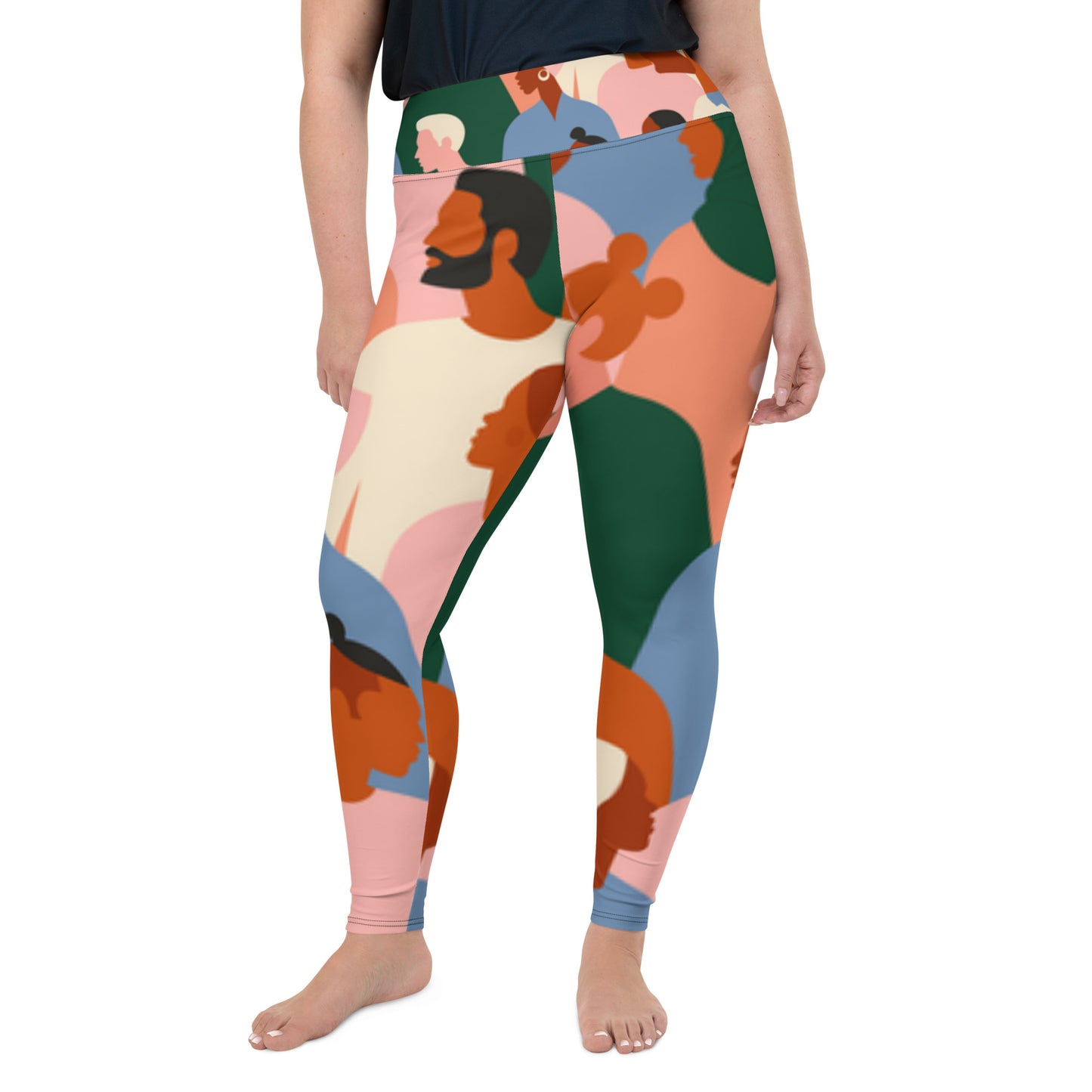 SUPA All-Over Print Plus Size Leggings