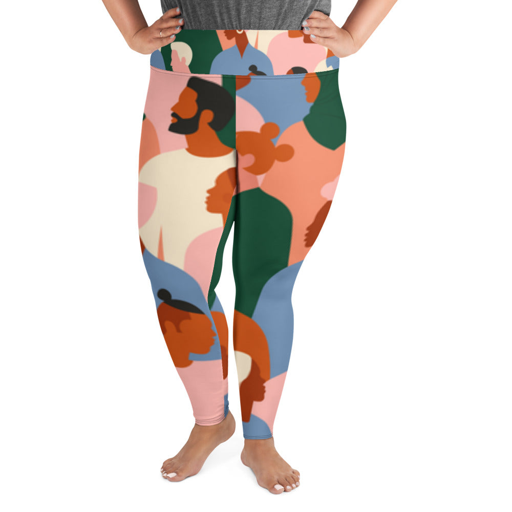 SUPA All-Over Print Plus Size Leggings