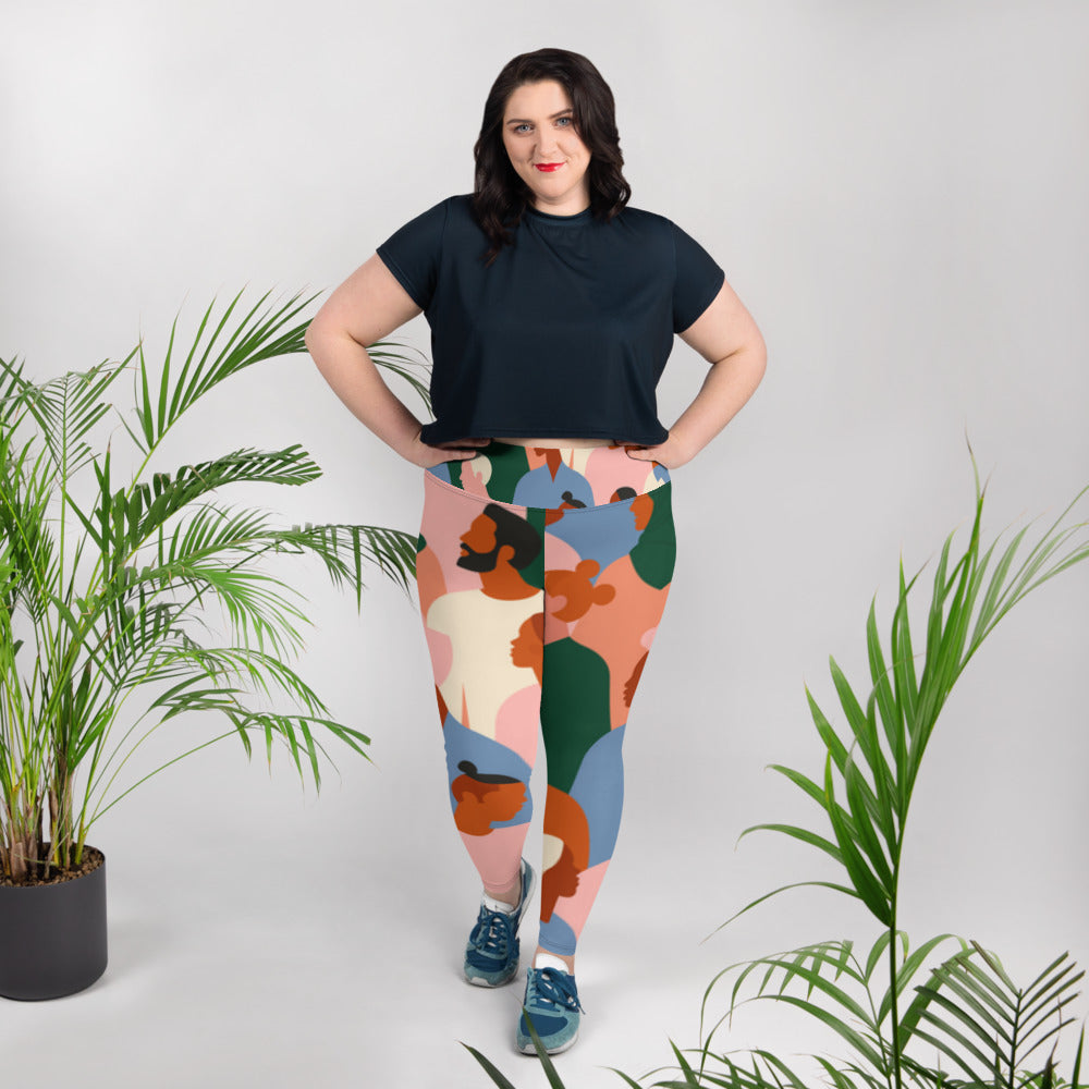 SUPA All-Over Print Plus Size Leggings