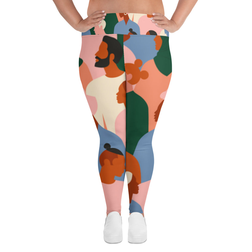 SUPA All-Over Print Plus Size Leggings