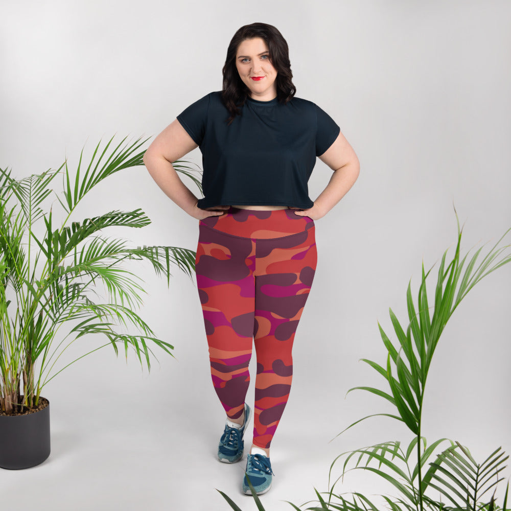 SUPA All-Over Print Plus Size Leggings