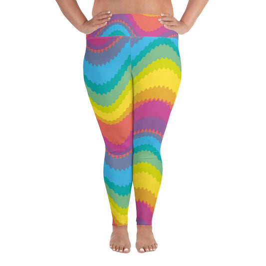 SUPA All-Over Print Plus Size Leggings