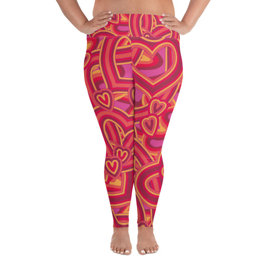 SUPA All-Over Print Plus Size Leggings