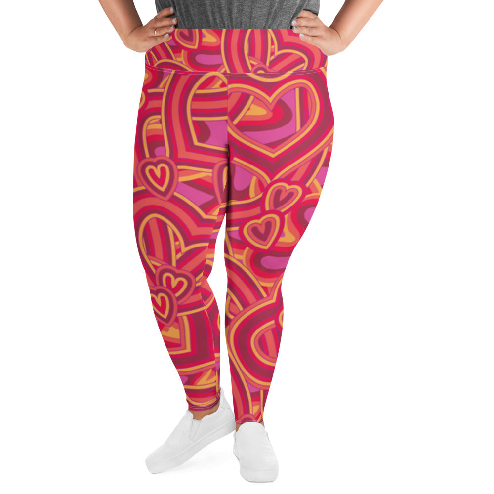 SUPA All-Over Print Plus Size Leggings