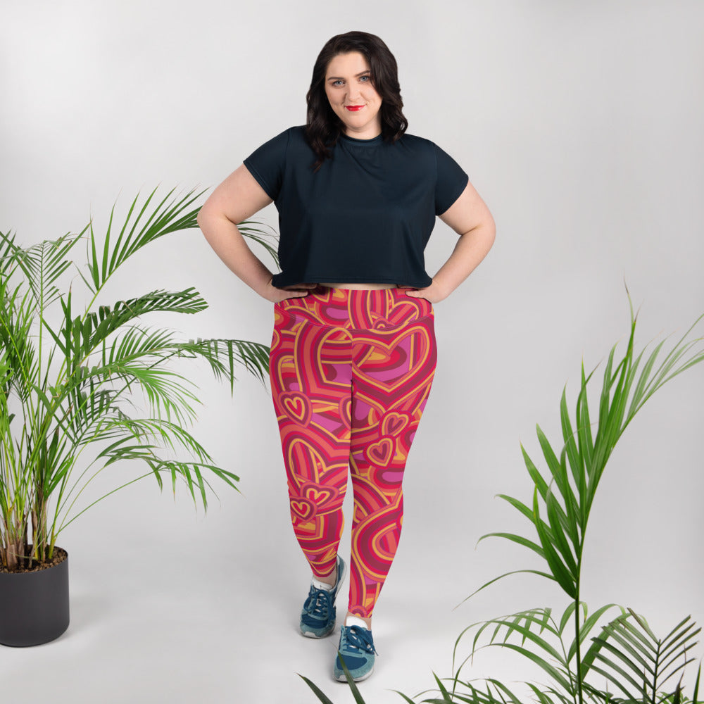 SUPA All-Over Print Plus Size Leggings