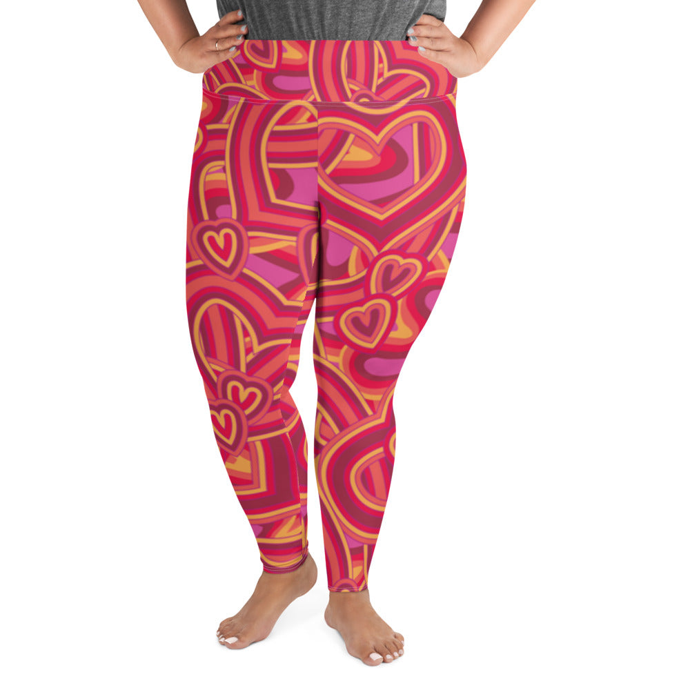 SUPA All-Over Print Plus Size Leggings