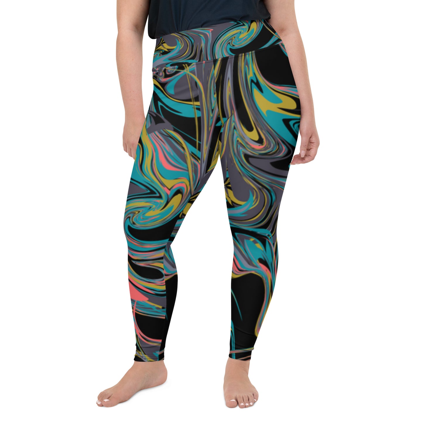 SUPA All-Over Print Plus Size Leggings