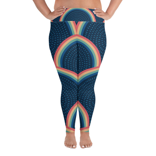 SUPA All-Over Print Plus Size Leggings