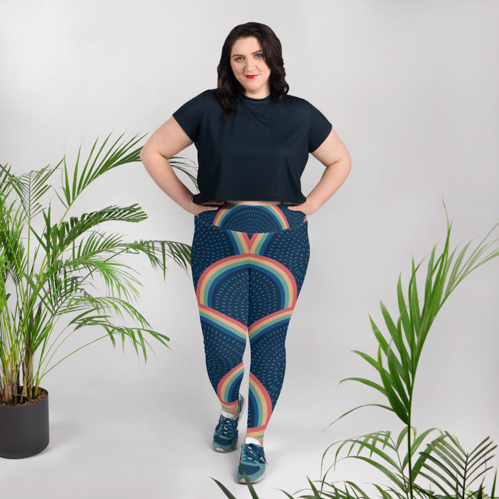 SUPA All-Over Print Plus Size Leggings
