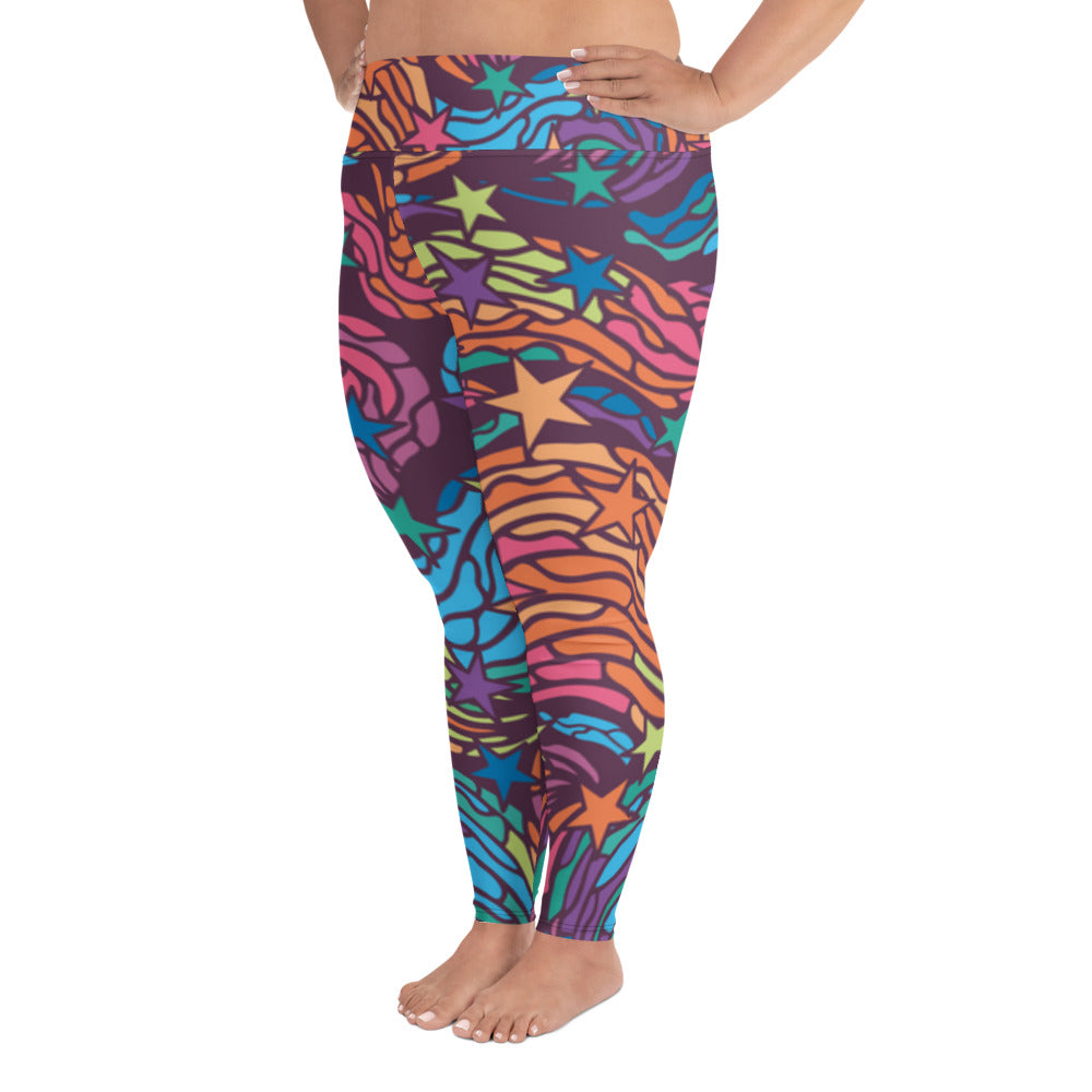 SUPA All-Over Print Plus Size Leggings