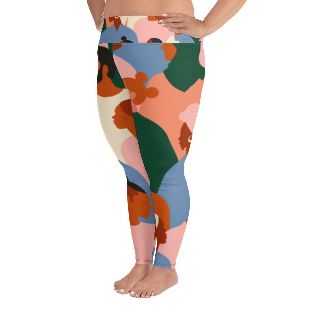 SUPA All-Over Print Plus Size Leggings