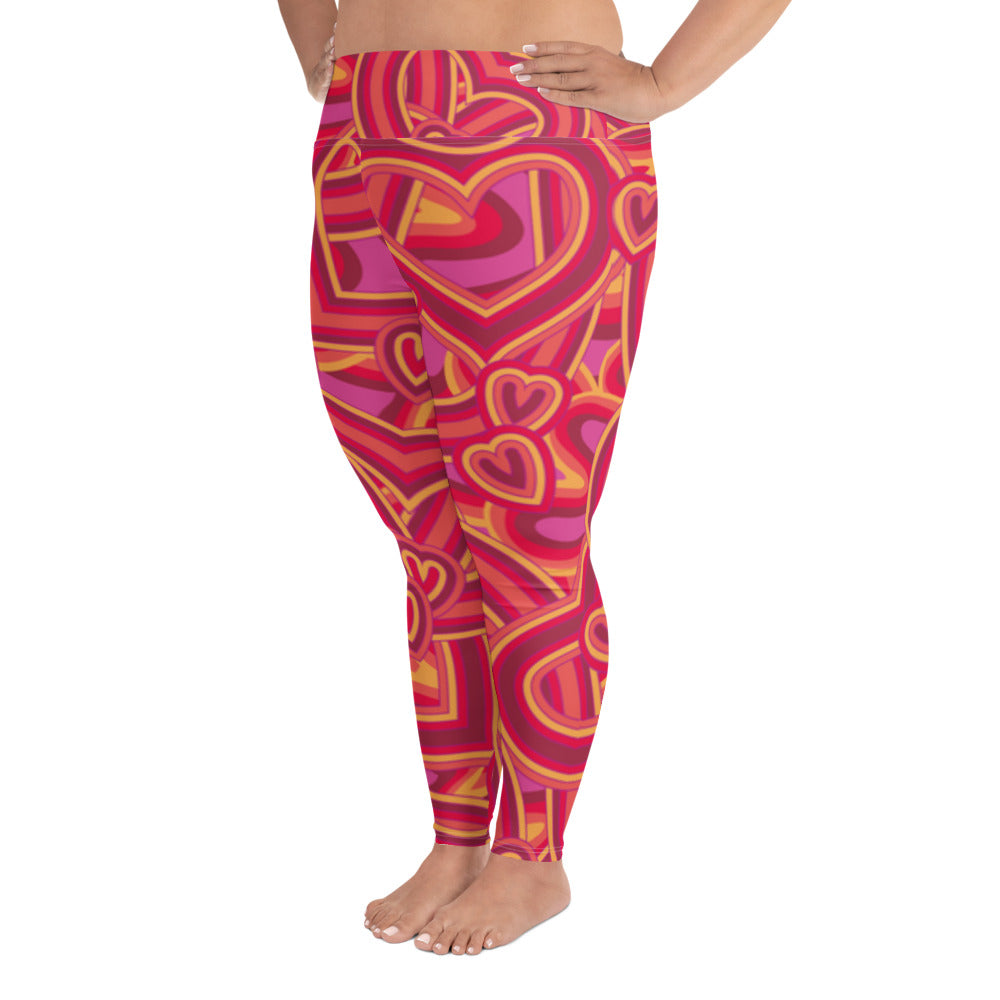 SUPA All-Over Print Plus Size Leggings