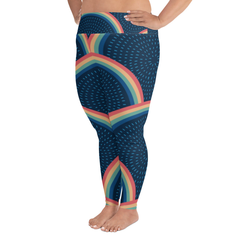 SUPA All-Over Print Plus Size Leggings