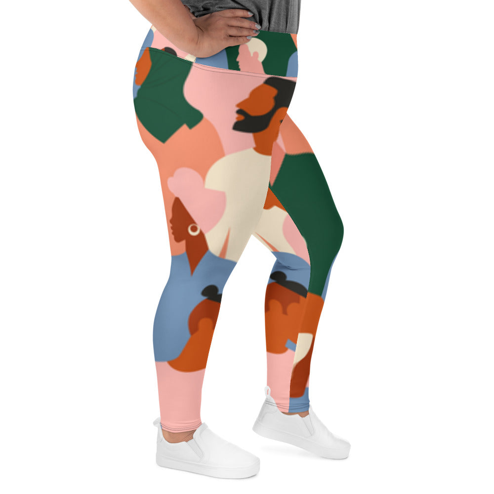SUPA All-Over Print Plus Size Leggings