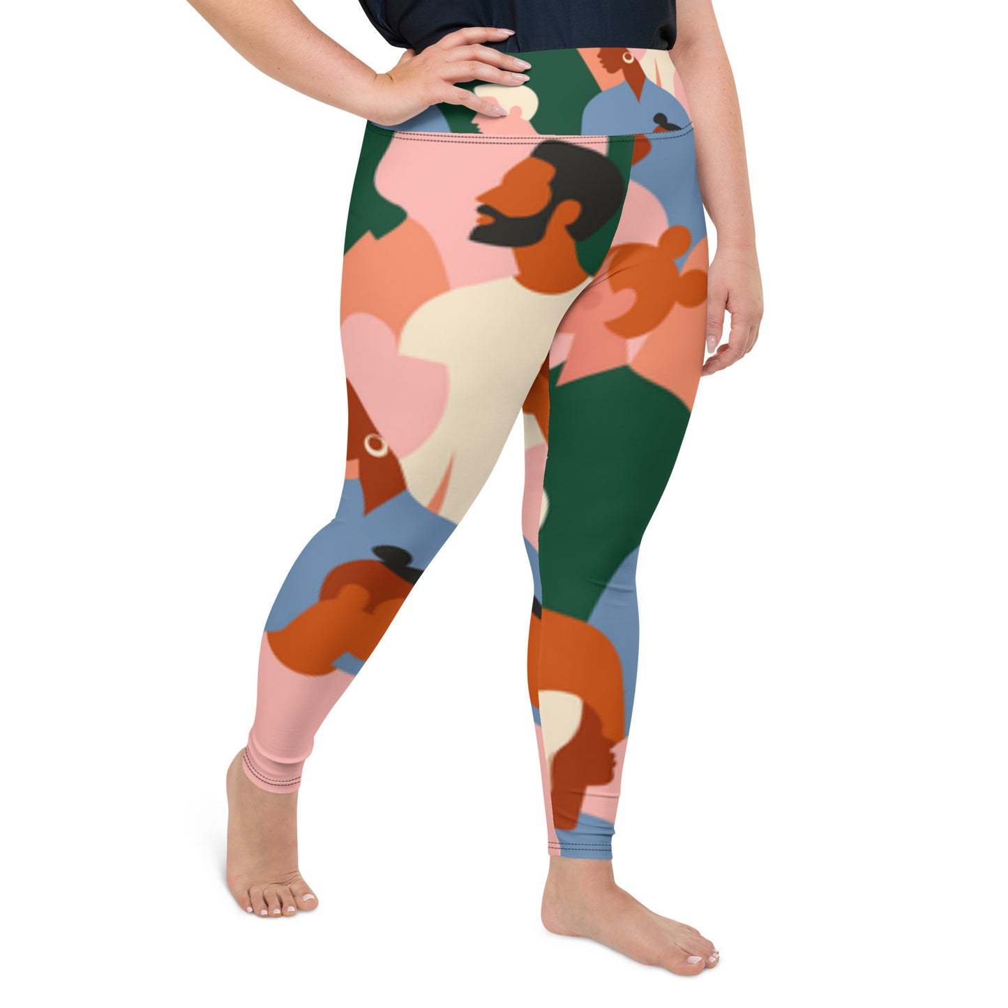 SUPA All-Over Print Plus Size Leggings
