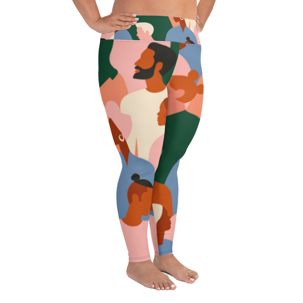 SUPA All-Over Print Plus Size Leggings