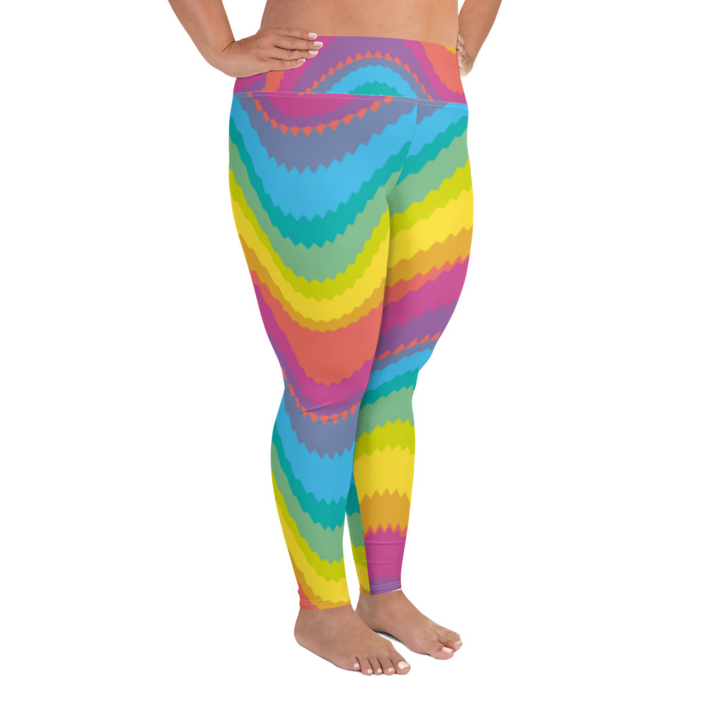 SUPA All-Over Print Plus Size Leggings