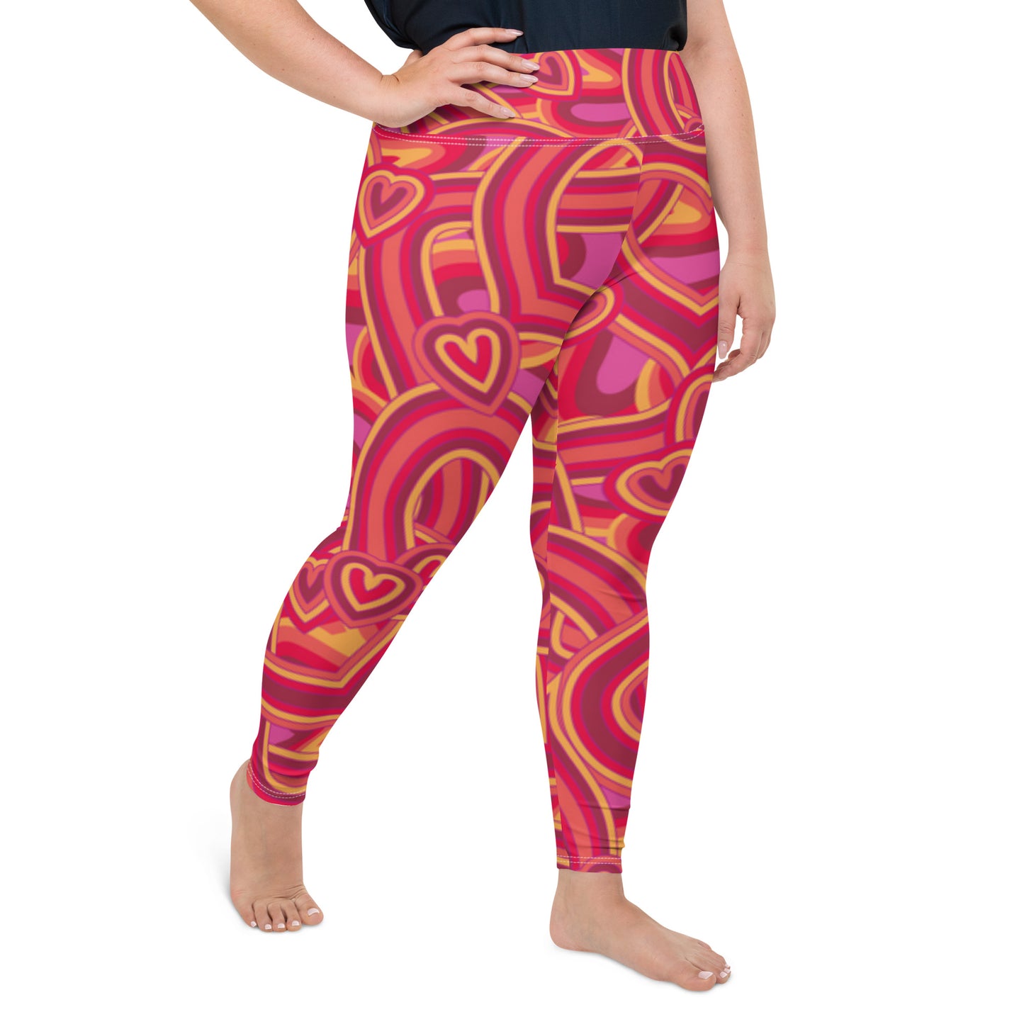 SUPA All-Over Print Plus Size Leggings
