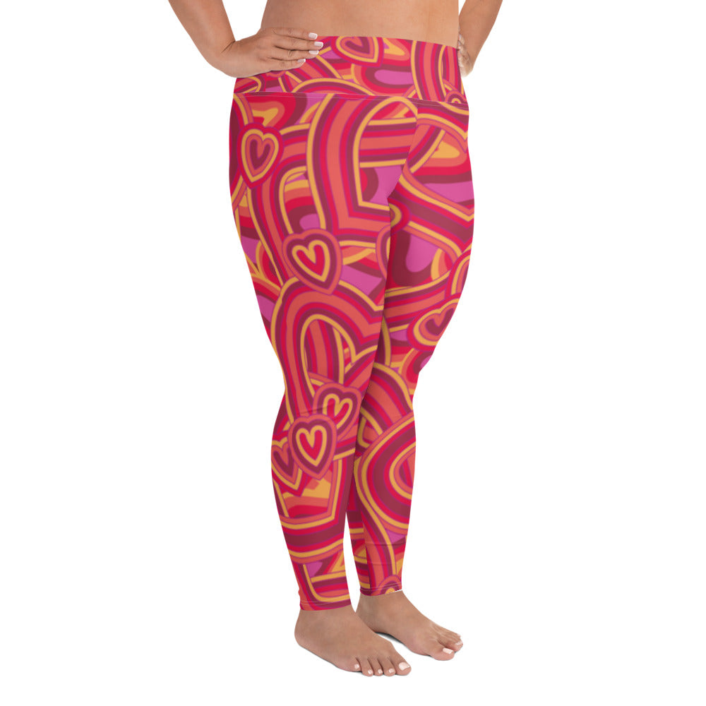 SUPA All-Over Print Plus Size Leggings