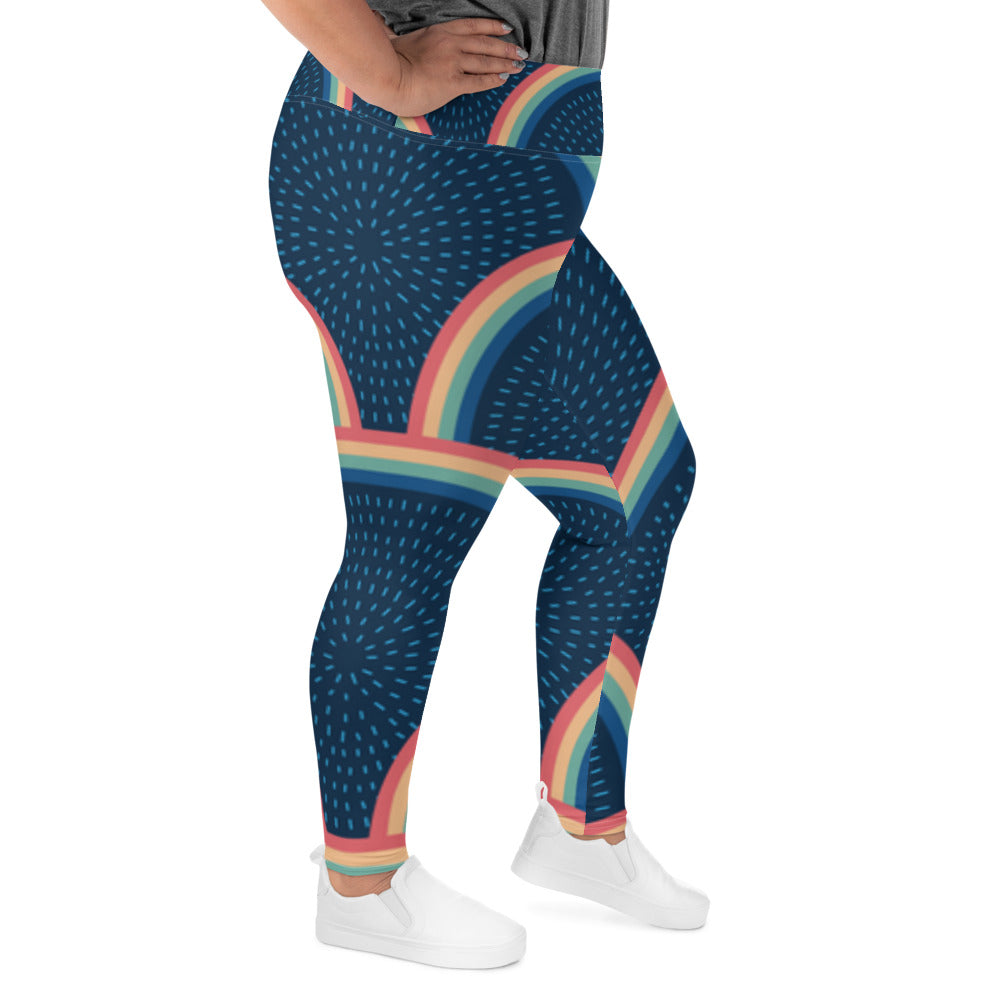 SUPA All-Over Print Plus Size Leggings