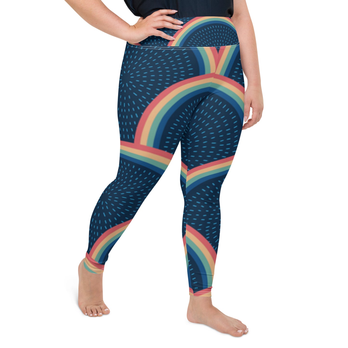 SUPA All-Over Print Plus Size Leggings