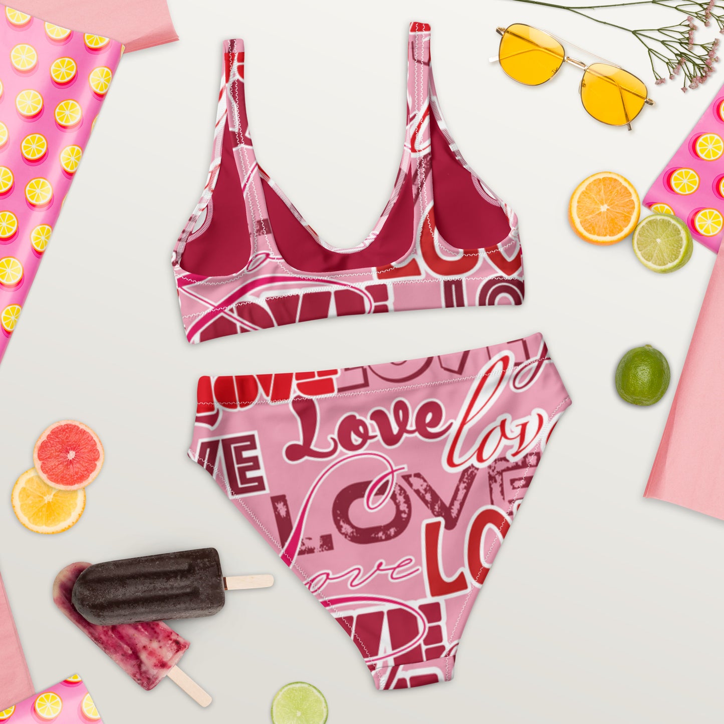 SUPA Recycled high-waisted bikini