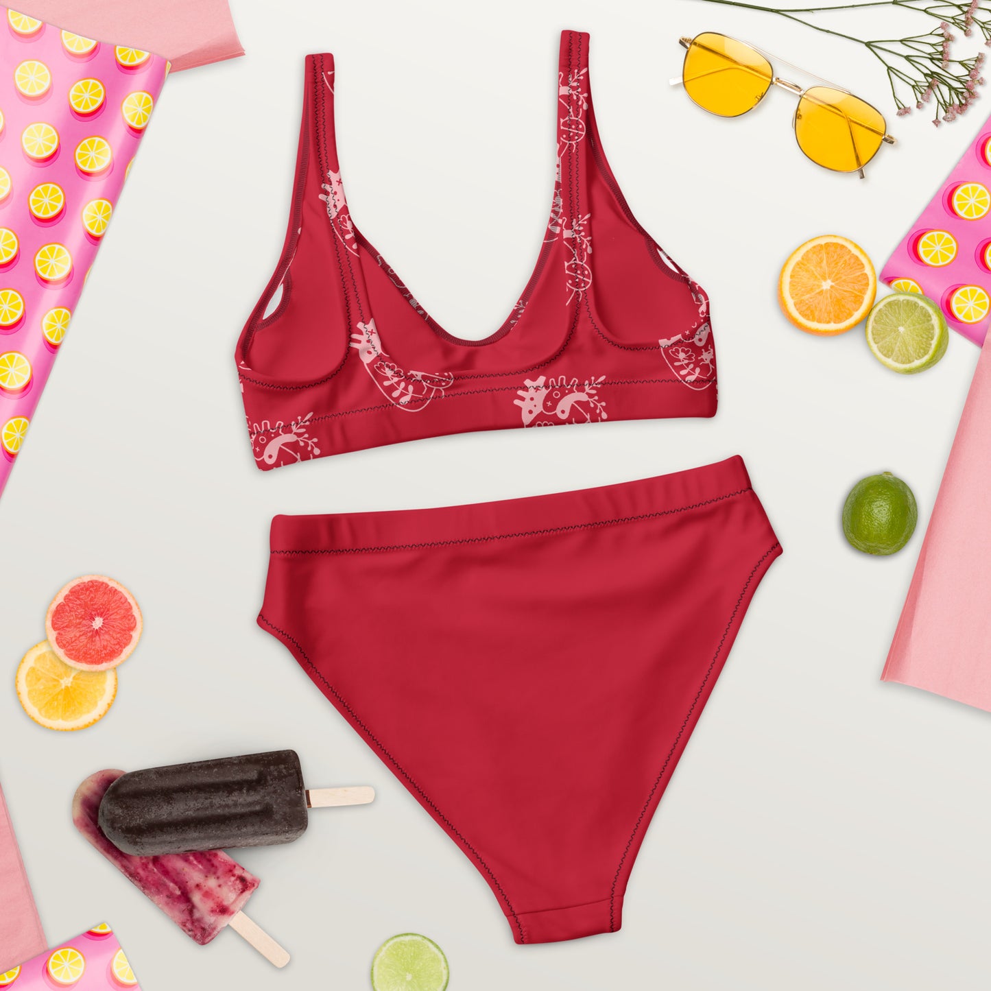 SUPA Recycled high-waisted bikini