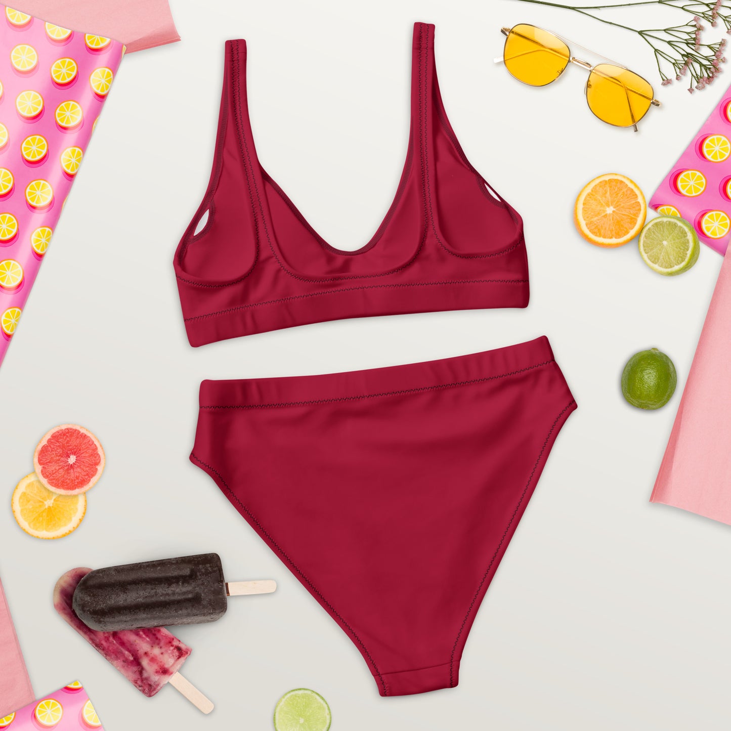SUPA Recycled high-waisted bikini