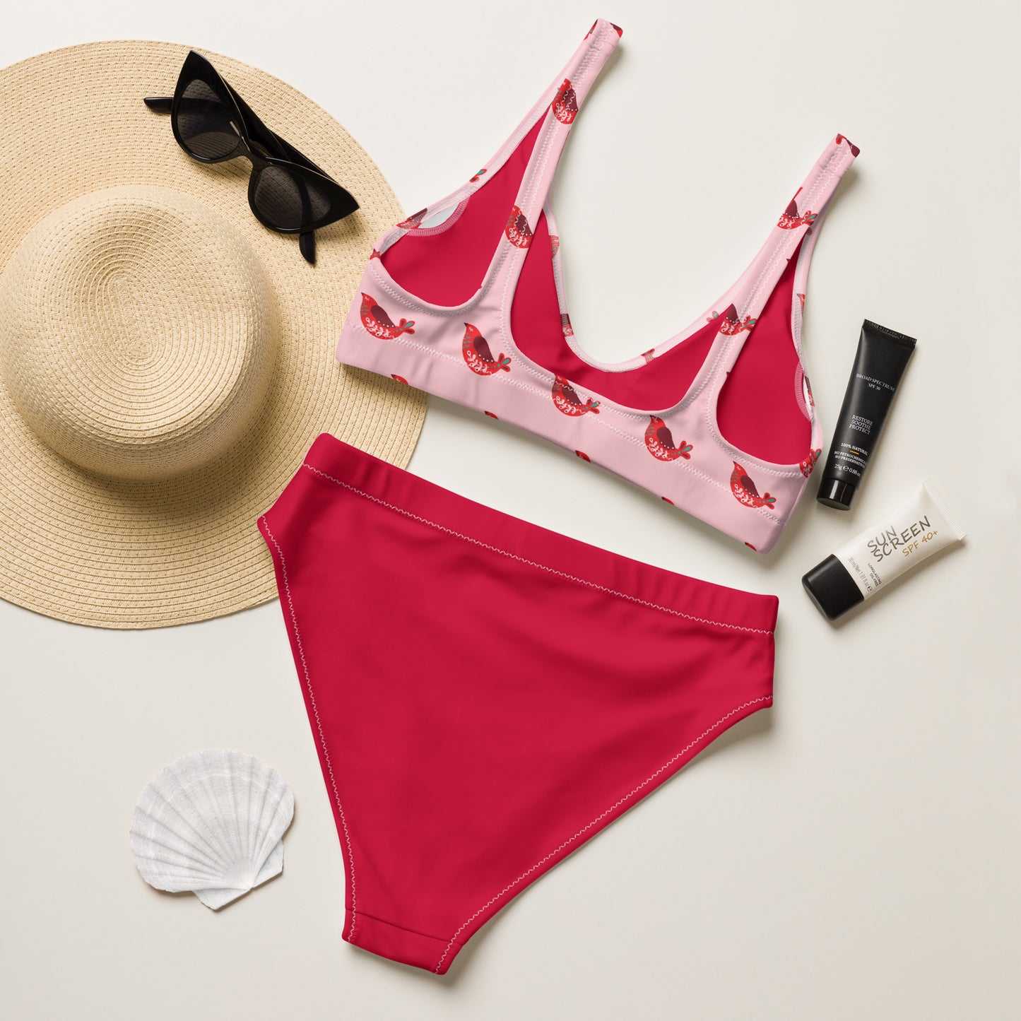 SUPA Recycled high-waisted bikini