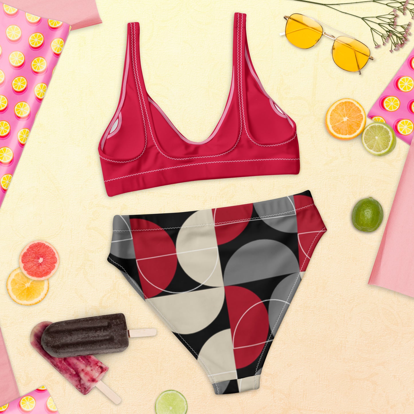 SUPA Recycled high-waisted bikini