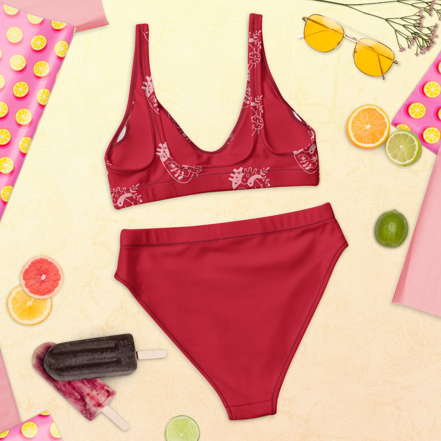 SUPA Recycled high-waisted bikini